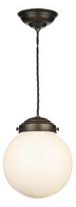 David Hunt Lighting FAI0175 Fairfax 1 Light Ceiling Pendant In Antique Brass With Clear Glass