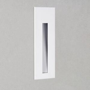 Astro 1212021 Borgo One Light LED Square Recessed Wall Light In White - W: 55mm