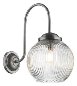 David Hunt Lighting HEN0746 Henley 1 Light Wall Light In Satin Chrome