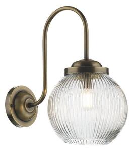David Hunt Lighting HEN0775 Henley 1 Light Wall Light In Antique Brass