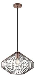Alum 1 Light Medium Ceiling Pendant In Antique Copper - Dia: 360mm