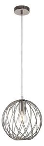 Eclipse 1 Light Sphere Pendant In Polished Nickel