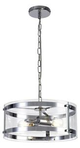 York 2 Light Ceiling Pendant In Polished Chrome