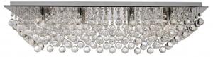 Searchlight 6728-8CC Hanna Chrome/Crystal Flush Ceiling Light