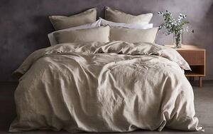 Lazy Linen Duvet Cover, Single, Sage