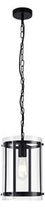 York 1 Light Ceiling Pendant In Matt Black