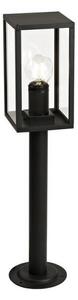 Box 1 Light Exterior Short Post Light In Graphite Black - Height: 580mm
