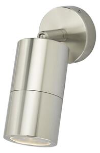 Dar ORT0768 Ortega 1 Light Outdoor Wall Light In Aluminium