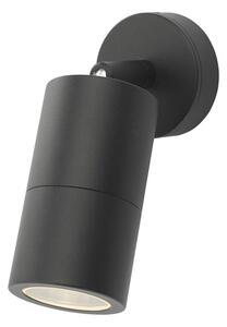 Dar ORT0722 Ortega 1 Light Outdoor Wall Light In Black
