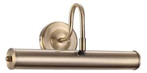 14" Antique Brass Swan Neck Picture Light