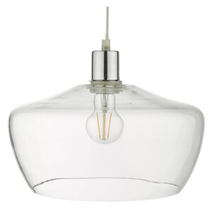 Dar FID6508 Fidella Easy Fit Ceiling Pendant In Clear Glass