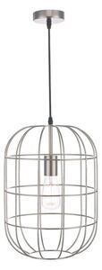 Dar EUD0146 Eudora 1 Light Ceiling Pendant In Satin Nickel