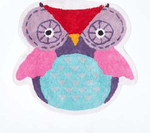 Homescapes Cotton Tufted Washable Owl Children Rug