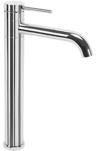 Bathroom faucet Rea LUNGIS Chrome Super High