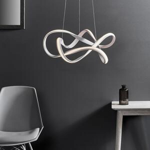 Endon 81893 Synergy Ceiling Pendant In Textured White And Silicone - Dia: 630mm