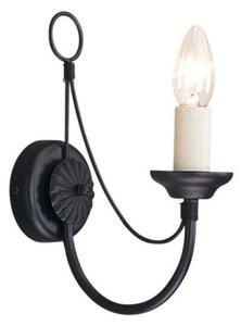 Elstead CB1 BLACK Carisbrooke 1 Light Wall Light In Black - Fitting Only