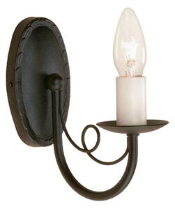 Elstead MN1 BLACK Minster 1 Light Wall Light In Black - Fitting Only