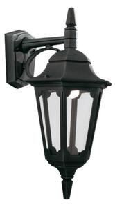 Elstead PR2 BLACK Parish 1 Light Exterior Down Wall Lantern In Black
