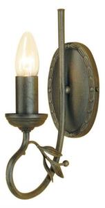 Elstead OV1 BLK/GOLD Olivia 1 Light Wall Light In Black/Gold - Fitting Only