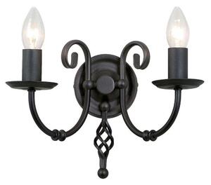 Elstead ART2 BLACK Artisan 2 Light Wall Light In Black - Fitting Only