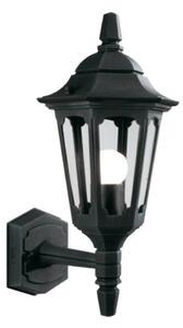 Elstead PRM1 BLACK Parish 1 Light Exterior Mini Up Wall Lantern In Black