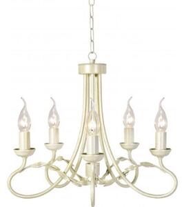 Elstead OV5 IVORY/GOLD Olivia 5 Light Chandelier Light In Ivory/Gold - Fitting Only
