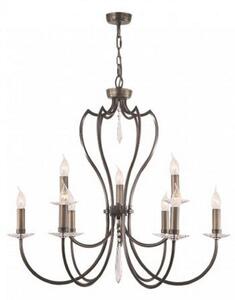 Elstead PM9 DB Pimlico 9 Light Multi Arm Ceiling Light In Dark Bronze - Fitting Only