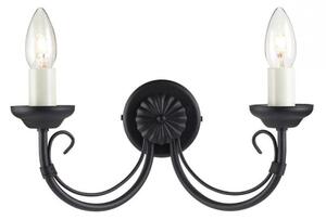 Elstead CH2 BLACK Chartwell 2 Light Wall Light In Black - Fitting Only