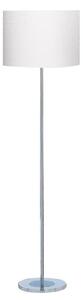 Searchlight 7550CC Chrome Floor Lamp With White Round Shade