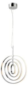 Endon 81034 Avali 4 Light Ceiling Pendant In Chrome Plate And White Acrylic