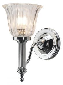 Elstead BATH/CARROLL1 PC Carroll 1 Light Bathroom Wall Light In Polished Chrome