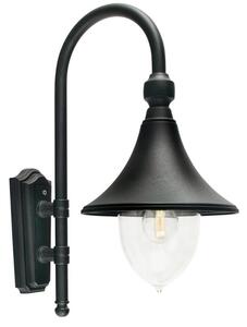 Norlys F2 BLACK Firenze 1 Light Outdoor Wall Light In Black