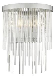 Dar ISL0950 Isla 2 Light Wall Light In Polished Chrome