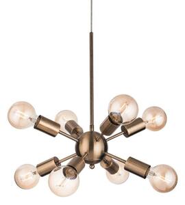 Firstlight 3710AB Alfa 8 Light Ceiling Pendant Light In Antique Brass