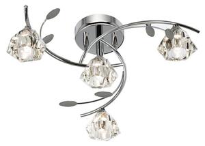 Searchlight 2634-4CC Sierra 4 Light Semi Flush Ceiling Light In Chrome