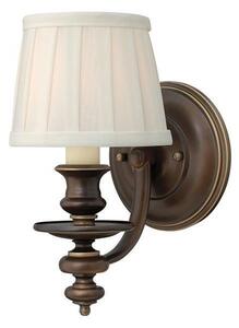 HK/DUNHILL1 Dunhill 1 Light Royal Bronze Wall Light with Shade