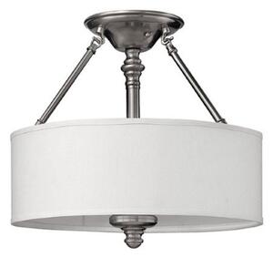 HK/SUSSEX/SF Sussex 3 LIght Brushed Nickel Semi Flush Ceiling Light