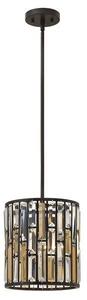 HK/GEMMA/P/A VBZ Gemma 1 Light Vintage Bronze Mini Ceiling Pendant