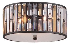 HK/GEMMA/F VBZ Gemma 3 Light Vintage Bronze Flush Mount Ceiling Light