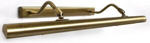 Twin Antique Brass Halogen Picture Light 56cm