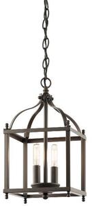 KL/LARKIN/P/S OZ Larkin 2 Light Olde Bronze Ceiling Lantern Pendant