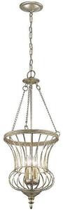 KL/CALLA/P/M Calla 3 Light Sterling Gold Medium Ceiling Pendant
