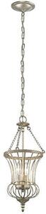 KL/CALLA/P/S Calla 2 Light Sterling Gold Small Ceiling Pendant