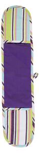 Homescapes Cotton Purple Double Oven Glove