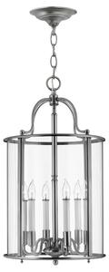 HK-GENTRY-P-L-PW Gentry 6 Light Pewter Round Hanging Ceiling Lantern