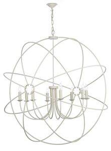 David Hunt Lighting ORB0899-04-C02 Orb 8 Light Ceiling Pendant in Cream