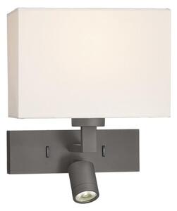 Dar MOD7163L Modena LED Wall Light With Bronze Base