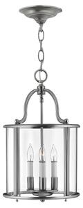 HK-GENTRY-P-M-PW Gentry 4 Light Pewter Round Hanging Ceiling Lantern