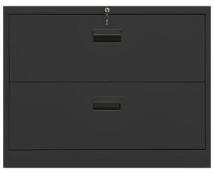 Filing Cabinet Anthracite 90x46x72.5 cm Steel