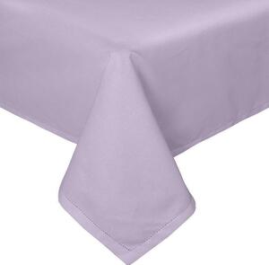 Homescapes Plain Cotton Mauve Tablecloth, 54 x 54 Inches